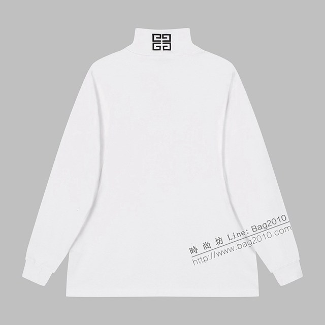 Givenchy專櫃紀梵希專門店2023FW新款印花高領長袖打底衫 男女同款 tzy3014